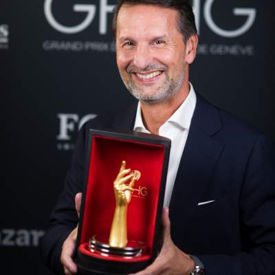 Maximilian Büsser,  Owner and creative director of MB&F,  winner of the “Aiguille d’Or” Grand Prix 2022