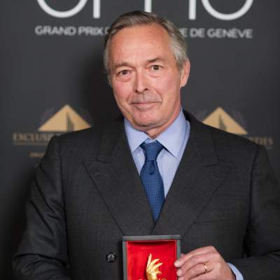 Karl-Friedrich Scheufele, Président de Chronométrie Ferdinand Berthoud, lauréat du Prix de la Chronométrie 2020