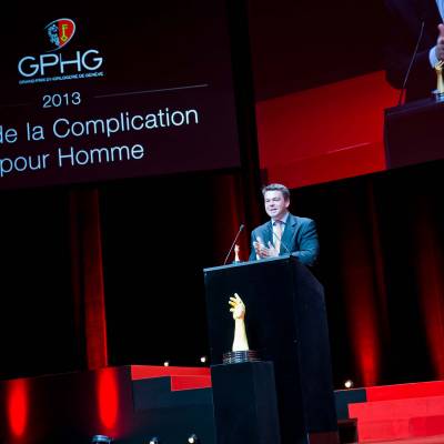 Speech of Romain Gauthier, founder of Romain Gauthier, winner of Men’s Complications Watch Prize 2013
