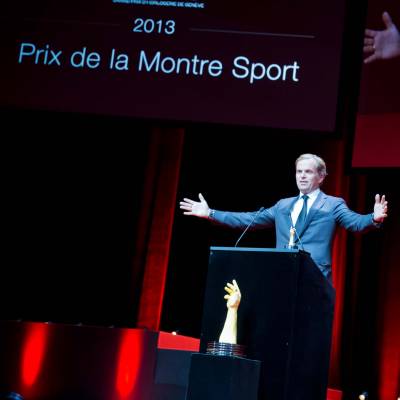  Speech of Jean-Frédéric Dufour, CEO of Zenith, winner of the Sports Watch Prize 2013
