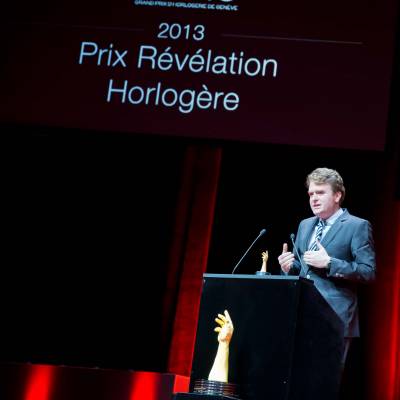 Speech of Benoît Mintiens, founder of Ressence, winner of the Horlogical Revelation Prize 2013