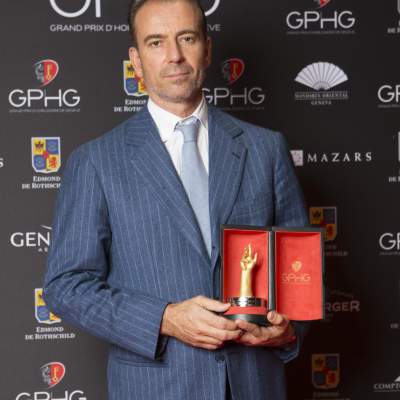 Mario Peserico (CEO of Eberhard & Co, winner of the Sports Watch Prize 2016)