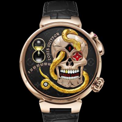 Louis Vuitton, Tambour Carpe Diem, winning watch of the Audacy Prize 2021