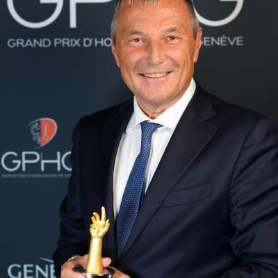 CEO of Bulgari, winner of the Jewellery Watch Prize 2019