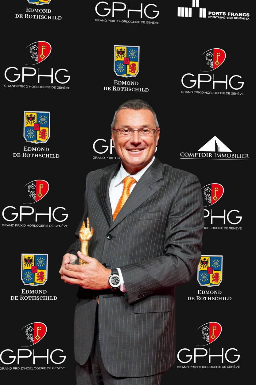Jean-Christophe Babin, CEO de TAG Heuer, marque lauréate du Prix de l’Aiguille d’Or 2012