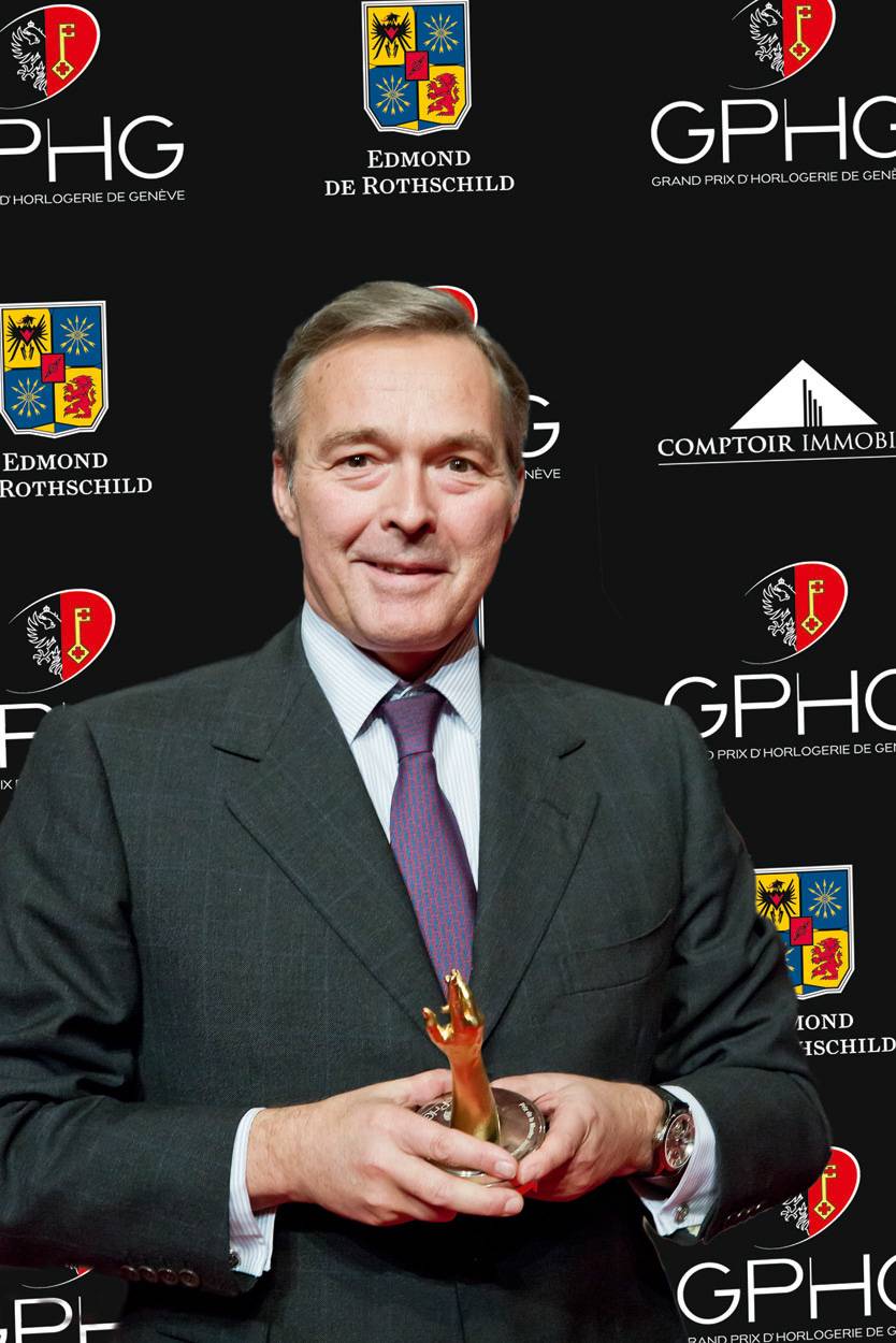 Karl-Friedrich Scheufele, co-président de Chopard, marque lauréate du Prix de la Montre Joaillerie et Métiers d’Arts 2012