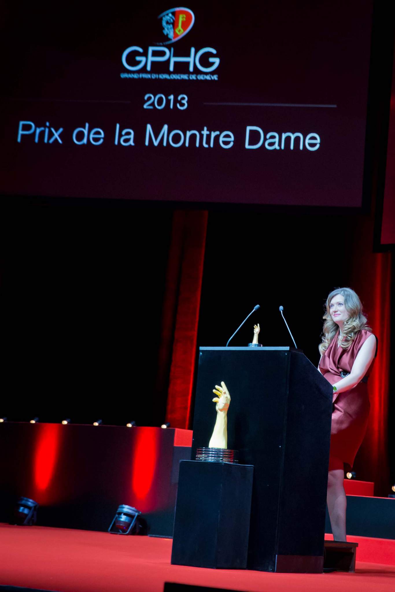 Speech of Brigitte Morina, CEO of DeLaneau, winner of the Ladies’ Watch Prize 2013
