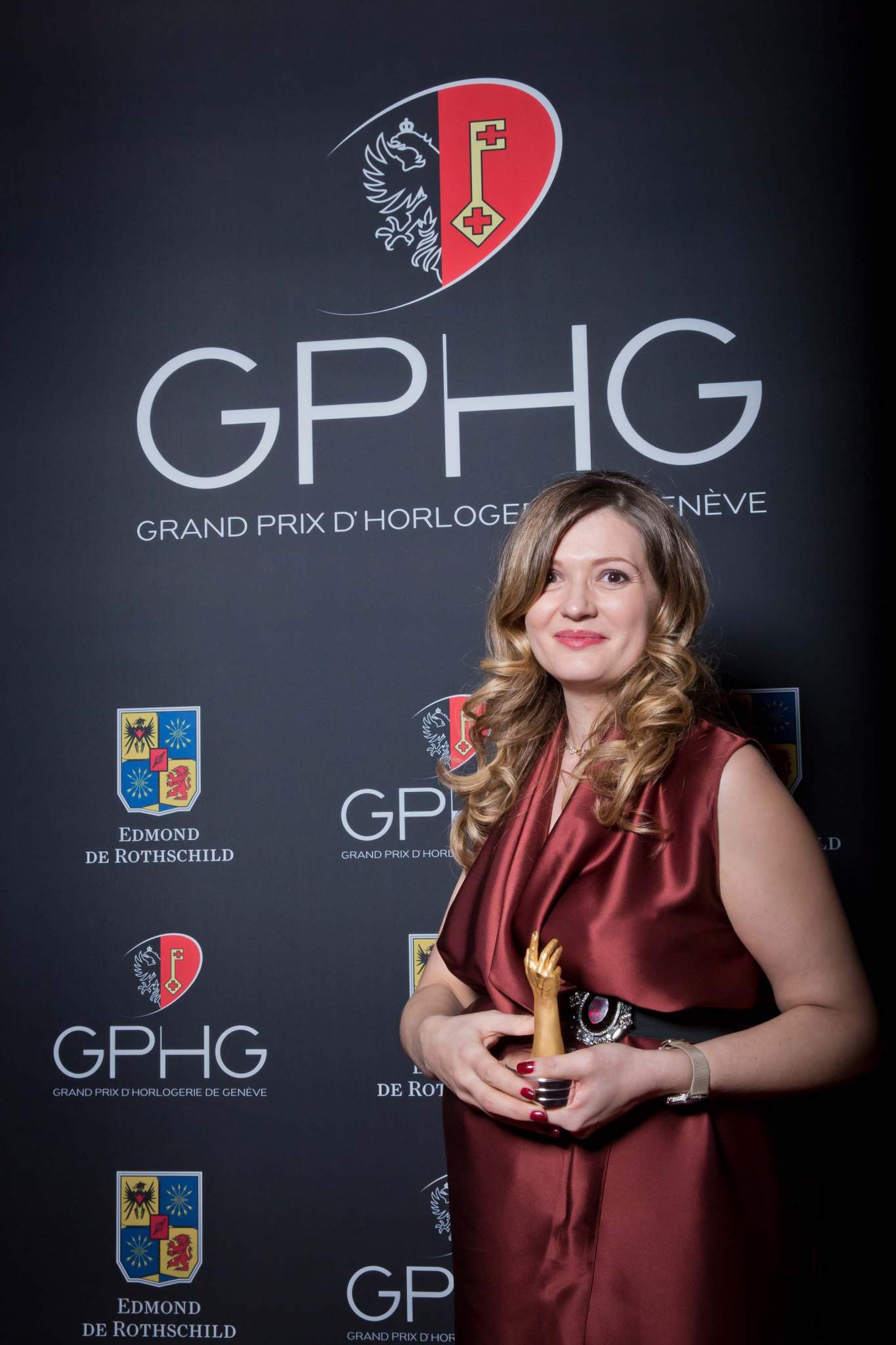 Brigitte Morina, CEO of DeLaneau, winner of the Ladies’ Watch Prize 2013