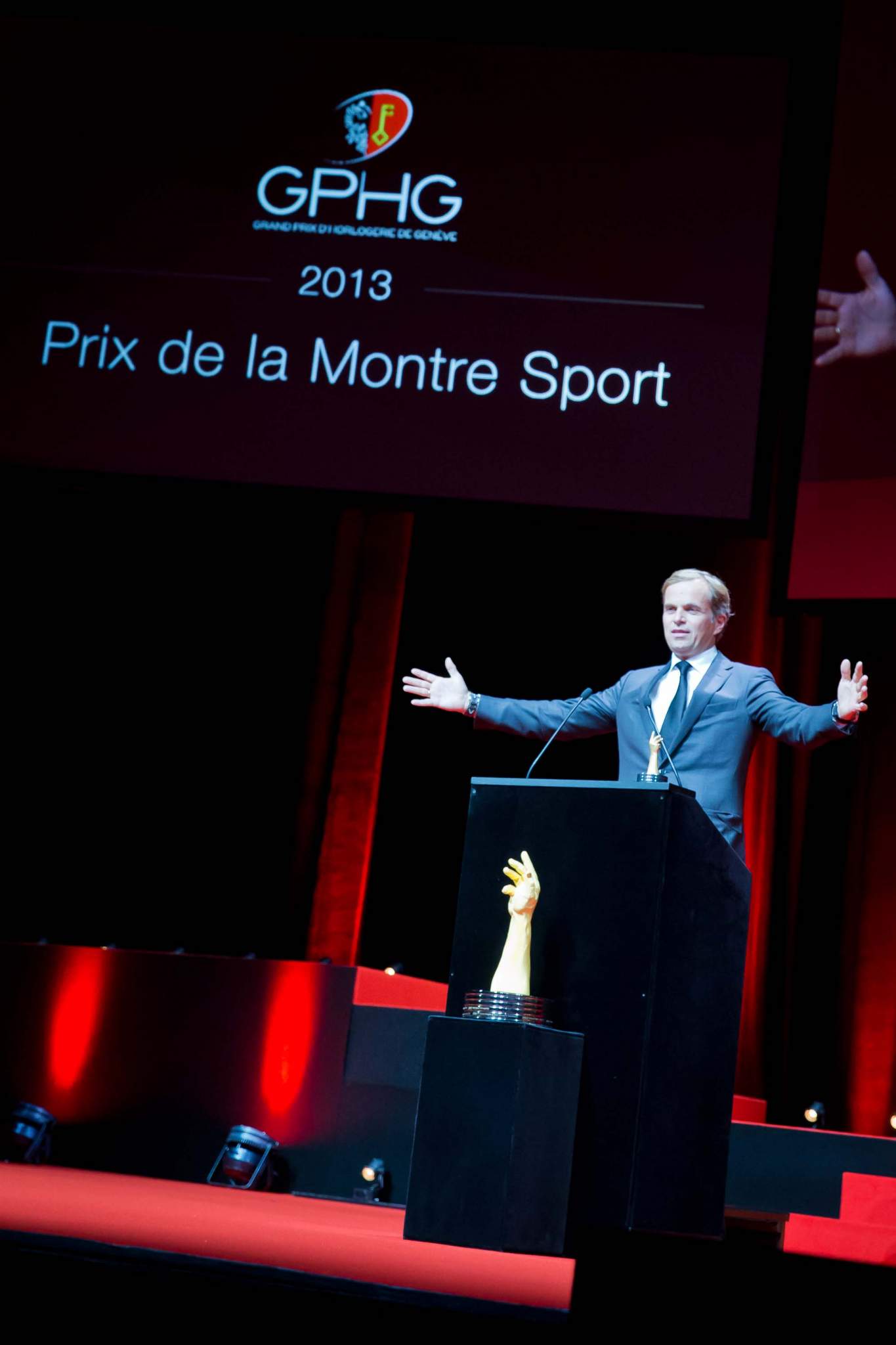 Speech of Jean-Frédéric Dufour, CEO of Zenith, winner of the Sports Watch Prize 2013