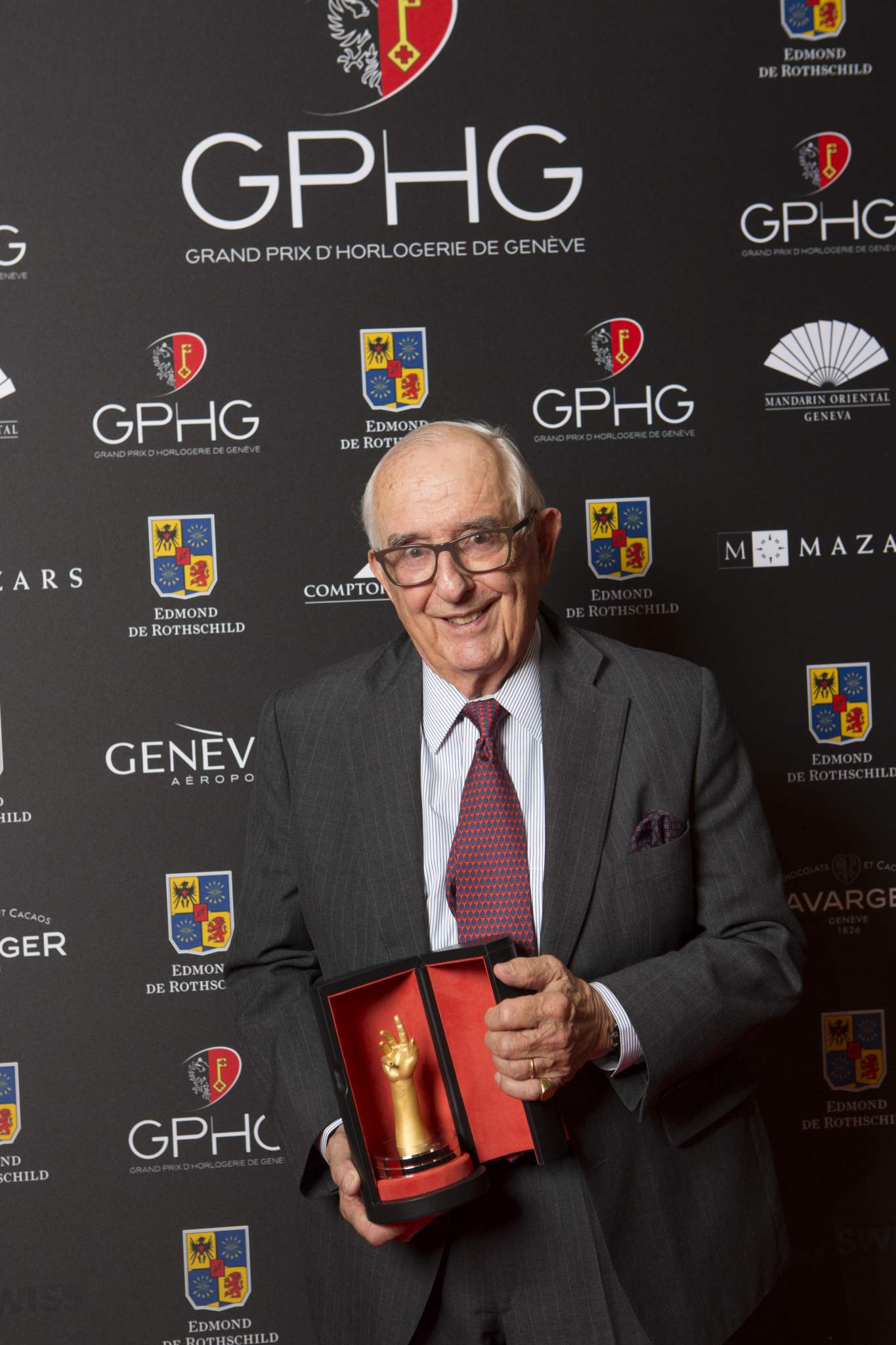 Jack Heuer (Honorary Chairman of TAG Heuer, winner of the Revival Watch Prize)