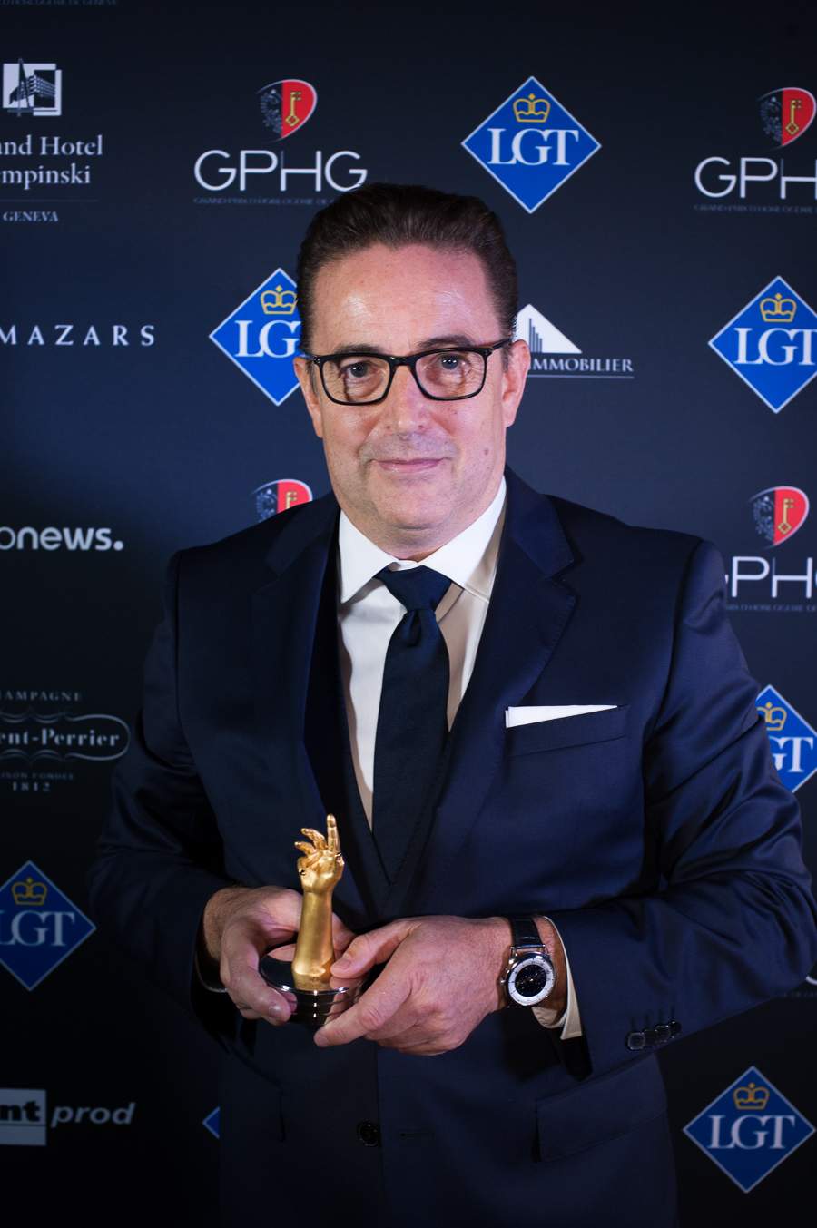 Pierre Jacques,President and CEO of De Bethune, winner of the Chronometry Watch Prize 2018