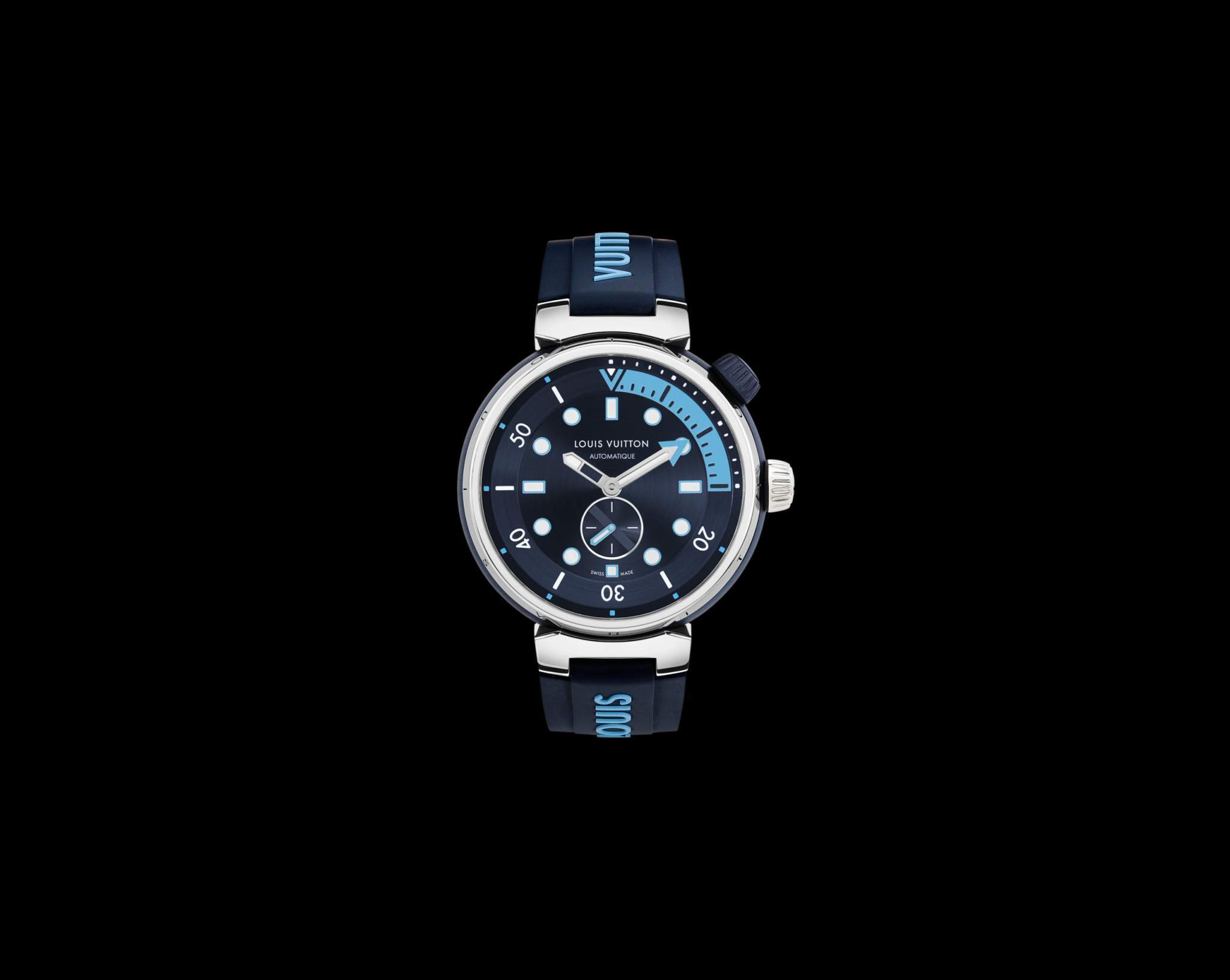 Louis Vuitton, Tambour Street Diver Skyline Blue, winning watch of the Diver’s Watch Prize 2021