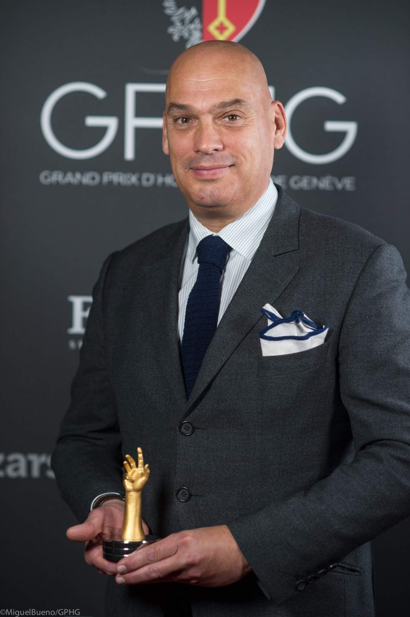 Frédéric Bondoux, President of Grand Seiko Europe, winner of the Men’s Watch Prize 2021
