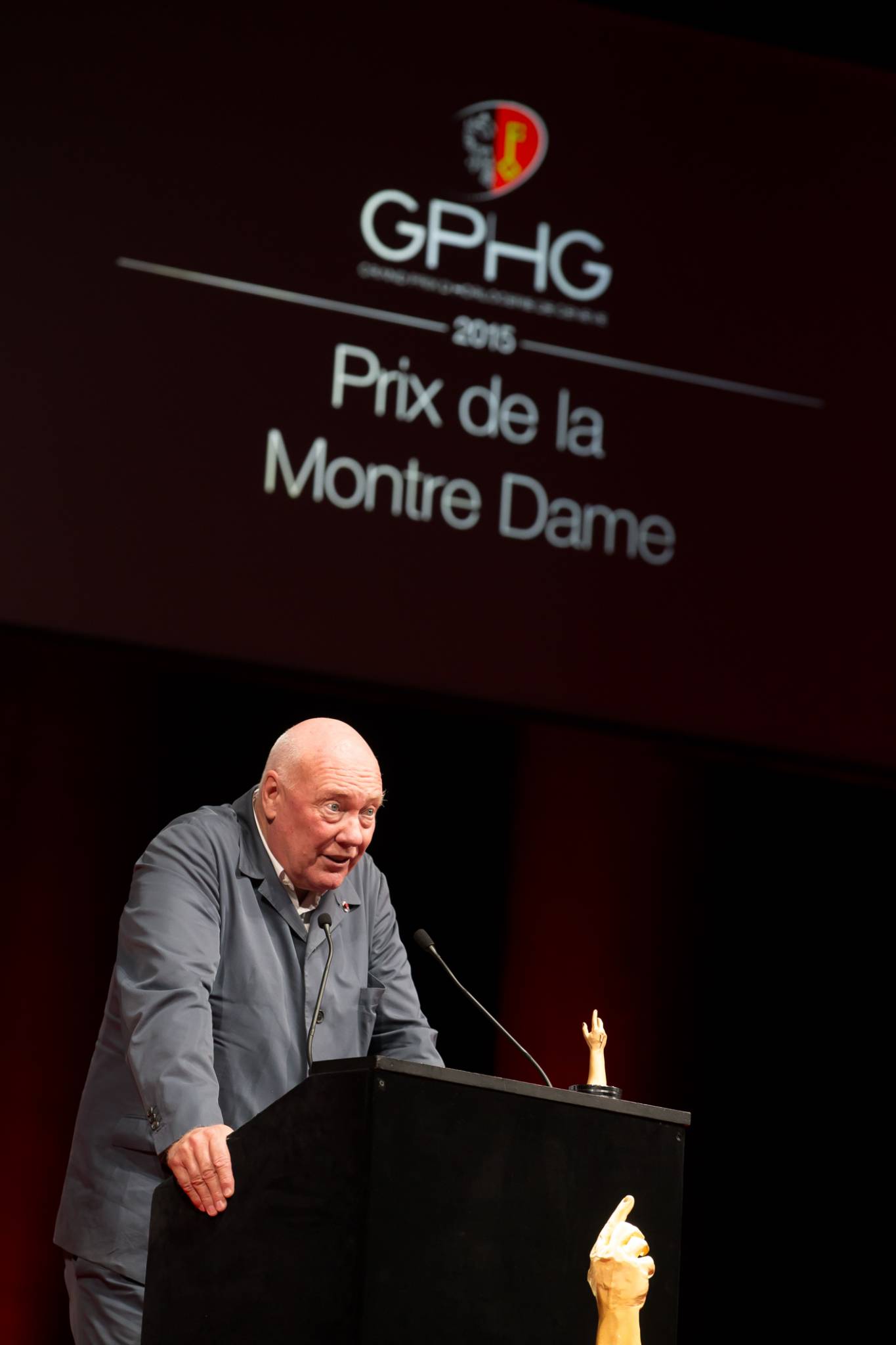 Jean-Claude Biver (President of the Watch Division of the LVMH Group and Chairman of Hublot, winner of the Ladies’ Watch Prize 2015)
