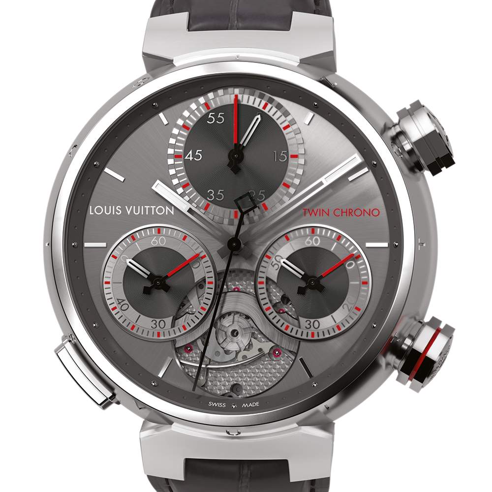 Louis-Vuitton-Tambour-Twin-Chrono-Caliber  Louis vuitton watches, Louis  vuitton, Fine watches
