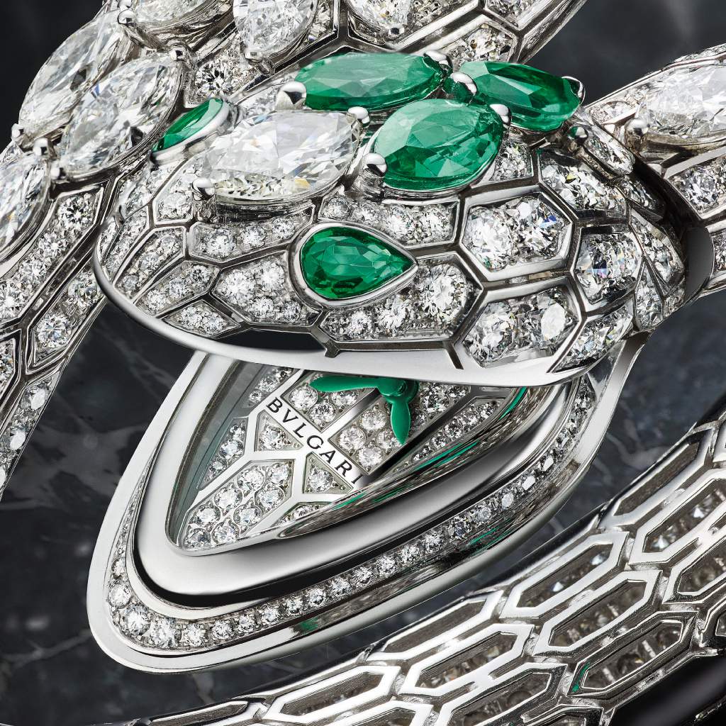 bulgari serpenti diamond watch price